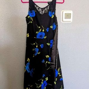 Black and blue homecoming dress!